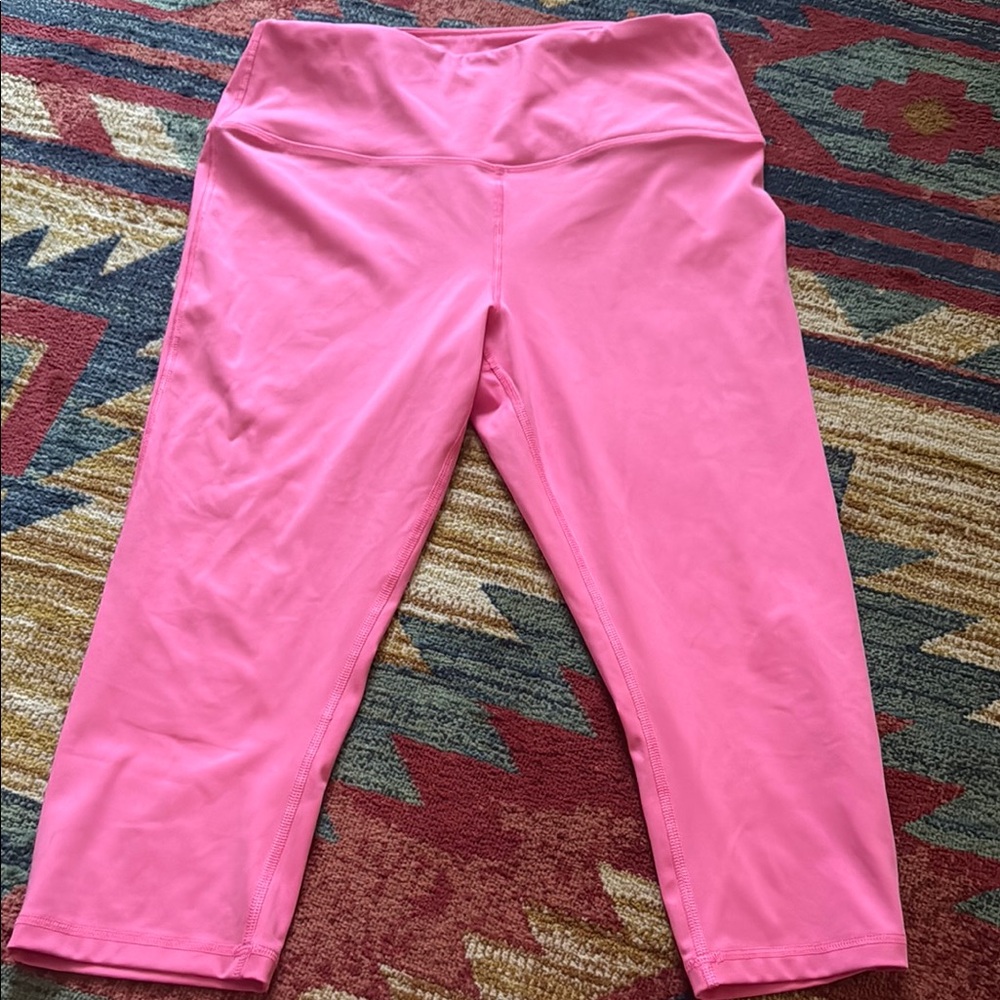 Vibrant Pink High-Waisted Leggings